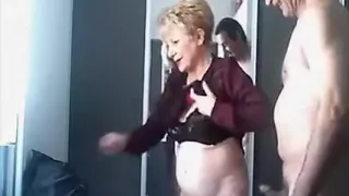 Nana reveals her boobs and fucks