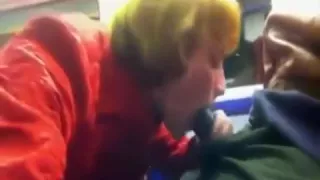 Black stud has a luscious blonde lady blowing his big stick