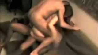 Warm butt brunette girl gets nailed by black penis