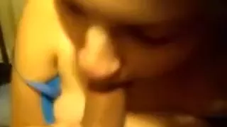 Beautiful teen blowjob