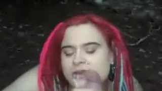 Thick Latina tittyfucks and sucks