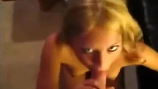 Bimbo works not soft on her cumshot
