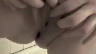 Attractive woman within the bath