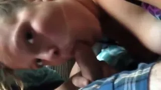 Only drops of cum were lost