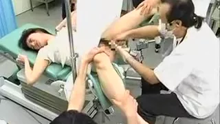 Slim Asian Babe Has A Kinky Doctor Fingering And Toying Her