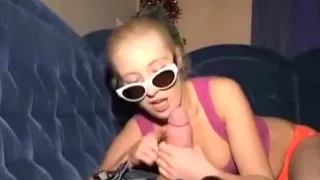 Amazing Amateur clip with Blonde, Blowjob scenes