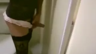 Crazy Amateur Shemale clip with Stockings, Amateur scenes