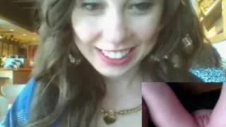 Amazing Homemade record with Webcam, Brunette scenes