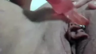 Horny Amateur record with Toys, Close-up scenes