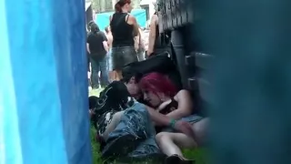 Amazing Amateur clip with Outdoor, Redhead scenes