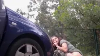 Amazing Amateur clip with Outdoor, Solo scenes