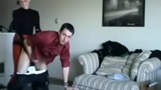 Crazy Amateur video with Femdom, Strapon scenes