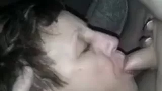 Amazing Amateur movie with Brunette, Blowjob scenes