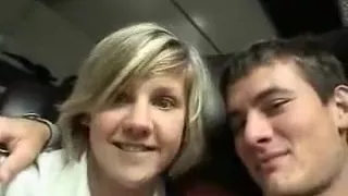 sexy blonde gets happy to suck hard pink dick of her boyfriend 