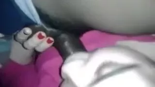 Guy with huge black rod gets sucked and stroked