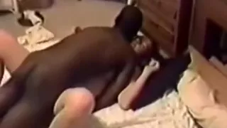 Black guy loves hot ass brunette and puts his fat black cock deep from behind her