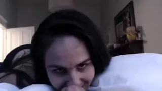 Naughty girlfriend gets fucked and jizzed