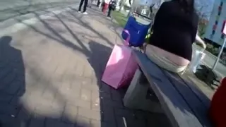 Amazing Amateur clip with Outdoor, Voyeur scenes