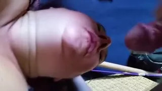 Horny Homemade clip with BBW, Facial scenes