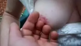 Horny Homemade movie with Big Tits, Outdoor scenes