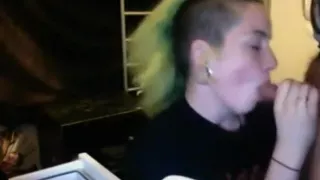 Horny Amateur video with Emo, Blowjob scenes