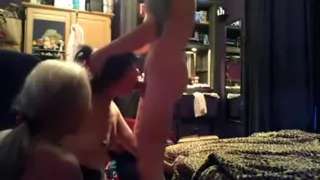 Crazy Amateur movie with Doggy Style, Threesome scenes