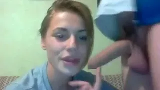 Horny Amateur record with Girlfriend, Blowjob scenes