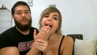 Crazy Amateur video with Couple, Facial scenes