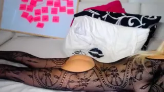 Horny Homemade record with Blonde, Lingerie scenes