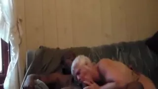 Curvy Blonde Gets Filled With Spunk from a Black G...