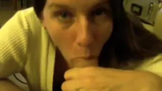 Brunette blowjob on hot close up scenes