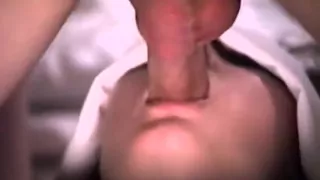 Hard dick forced on brunette's dry throat in a har...