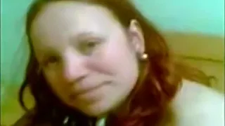 Redhead chick sucking cock