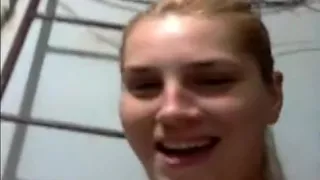 Crazy fat bitch gets naked in the chatroom