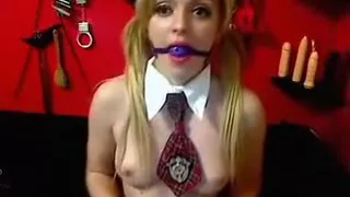 Amazing webcam Blonde, Fetish video with SlutyBlonde whore.