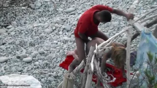 Unglaublicher Amateurfilm mit Strand, Voyeur-Szenen