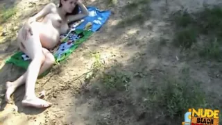 Exotic Amateur clip with Nudism, Beach scenes