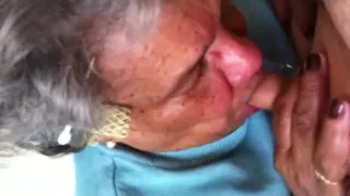 Granny Give a nice blowjob