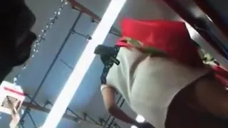 supermarket upskirt