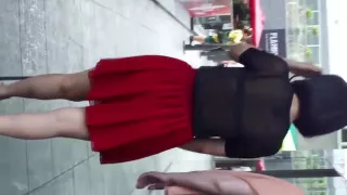 Beijing street upskirt