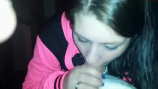 Abendlich den Schwanz geblasen!