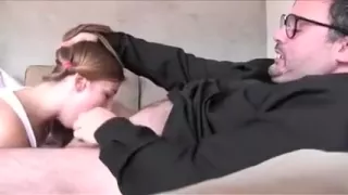 Baby-Faced girl Rides on a Dirty Cock