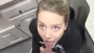 Mya Lane Gives Blowjob in a Home Depot