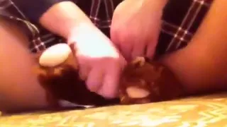 desperate with my teddy bear