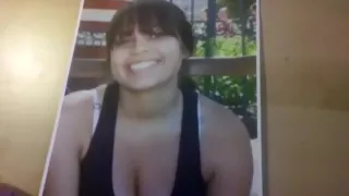 cumming on sweet julie's tits