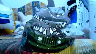 fuck inflatable shark and car