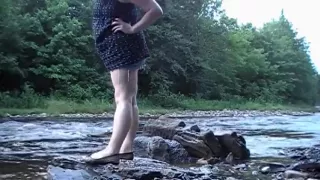 fucking outside in nature milf