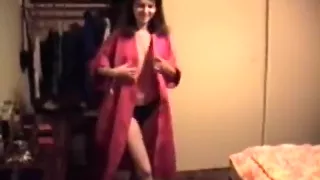 hot russian brunette sucking cock