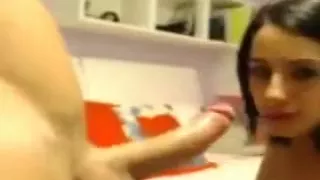 I'm getting a facial in my amateur oral sex clip