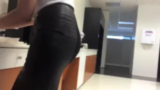 Delicious latina coworker candid ass in pencil skirt